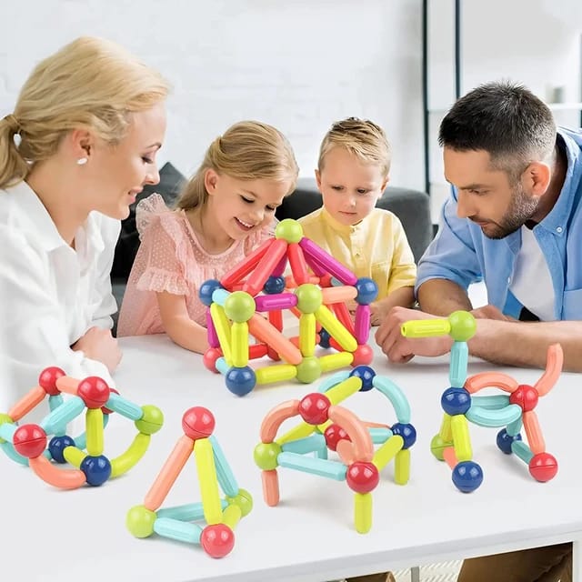 36 piece Kids Magnetic Construction Set Magnetic Balls Stick Building Blocks Montessori Educational Toys For Children Gift