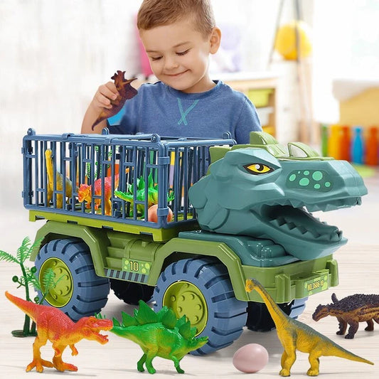 Big Dinosaur Truck Telur Dinosaur Set Jurassic Toys