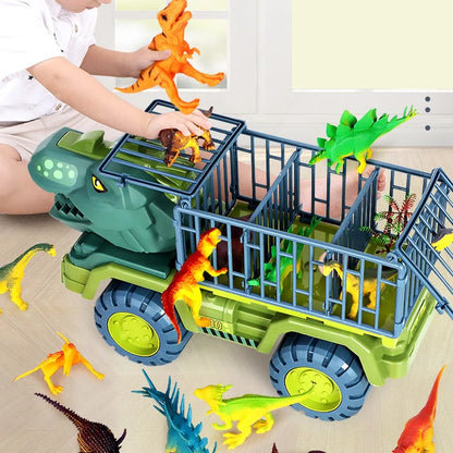 Big Dinosaur Truck Telur Dinosaur Set Jurassic Toys