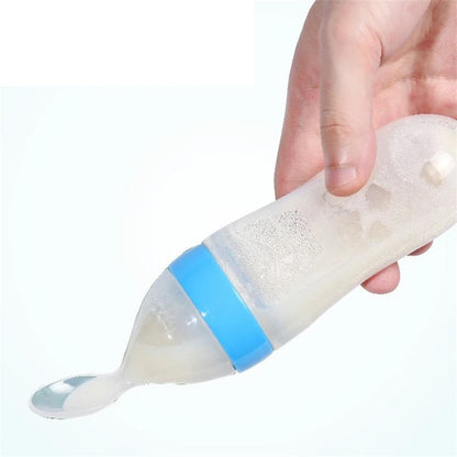 Silicon Baby Spoon Bottle Feeder Drooper Medicine Kids New Born Accessories