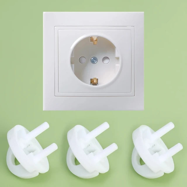 Anti Electric Shock Plugs Protector Rotate Cover EU Power Socket