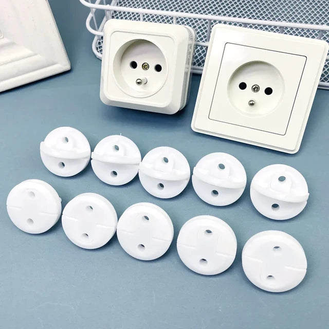 Anti Electric Shock Plugs Protector Rotate Cover EU Power Socket