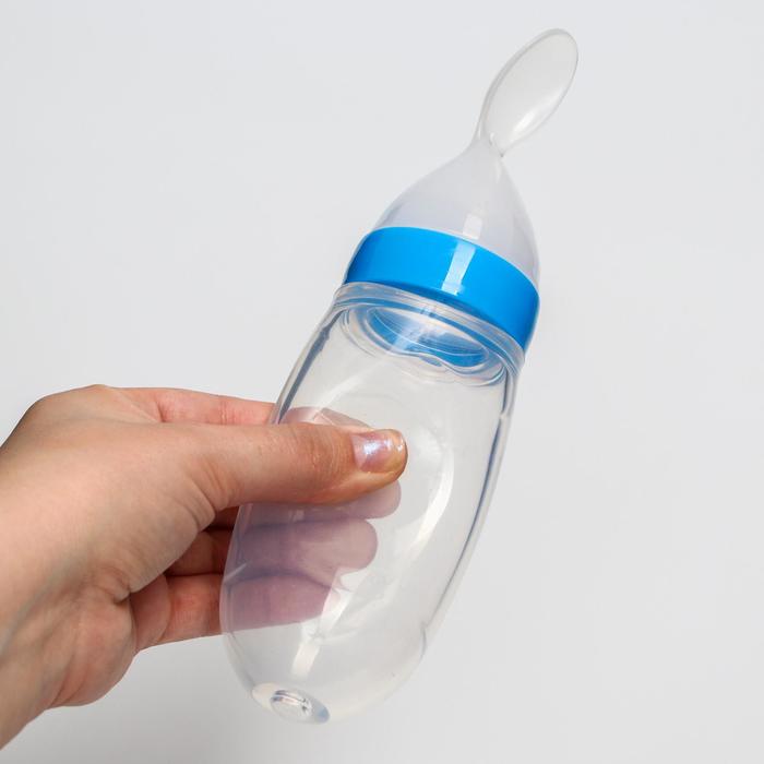 Silicon Baby Spoon Bottle Feeder Drooper Medicine Kids New Born Accessories